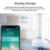 Tuya Zigbee  Waterlek Sensor Water Overloop Niveau Detector Beveiliging Alarm Systeem Overstroming Lekkage Sensor 4