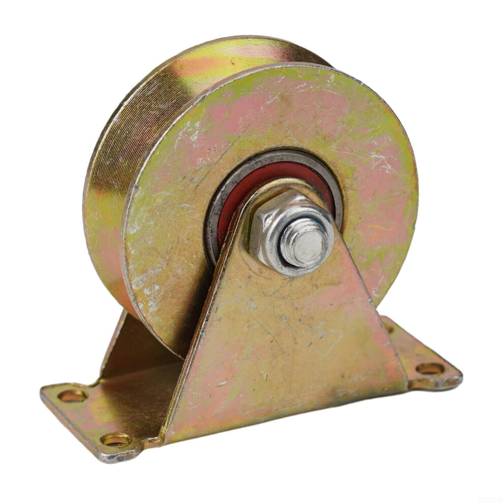 V Groove Pulley Wheels Heavy Duty Track Pulley With Dual Ball Bearings For Ropes 18Mm(80Mm) 9426802558784