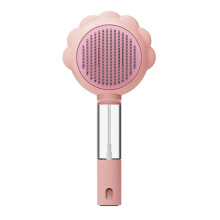 Peigne pour animaux de compagnie, outil d'épilation courte,-Rose