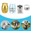 Creative Pet Cremation Jewelry Urn Casket for Ashes-rose gold 5