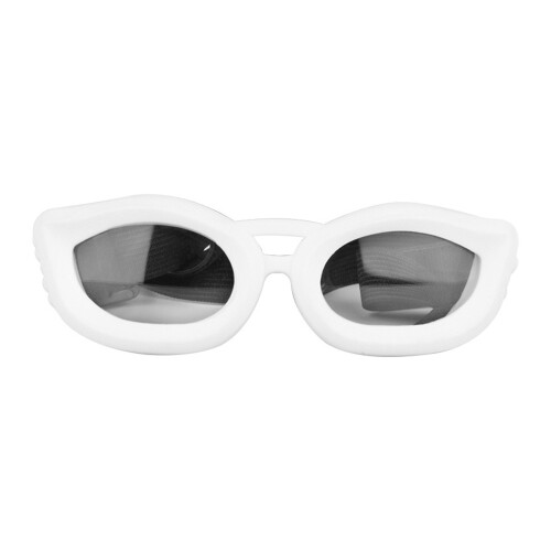 Lunettes de soleil coupe-vent pour chiens de-blanc traversant