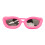 Windproof Dogs Sunglasses Suitable for Medium-Pink transparent 1