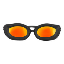 Lunettes de soleil coupe-vent pour chiens, adaptées-noir rouge