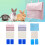 Couverture de bloc de glace pour petits animaux de- rose 3