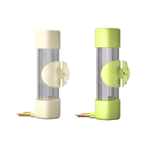 No Drip Small Animals Water Bottle Automatic Water Feeder-Green 1