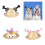 Pet Straw Hat for Small Cats Dogs Carnivals-pink braid hat 2