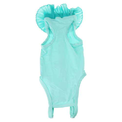 Comfortable Cats Recovery Bodysuit for Wound-Green L 1