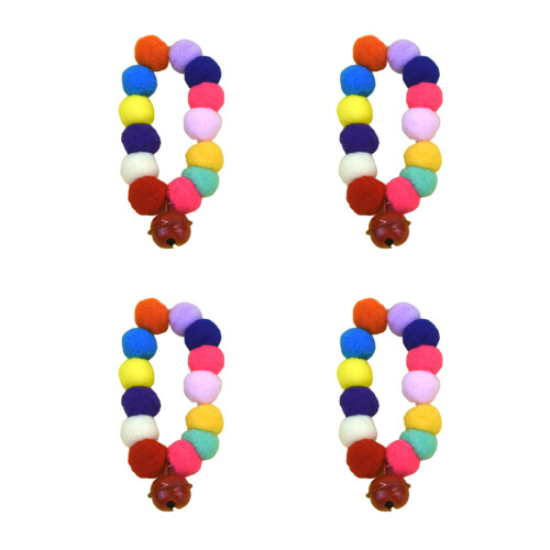 Colliers pour animaux de compagnie, 4 pièces,-M couleur