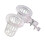 Support pour plantes d'aquarium, décorations-Double tasse fixe 1