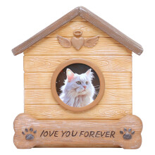 Boîte de crémation pour animaux de compagnie, avec mots-chat