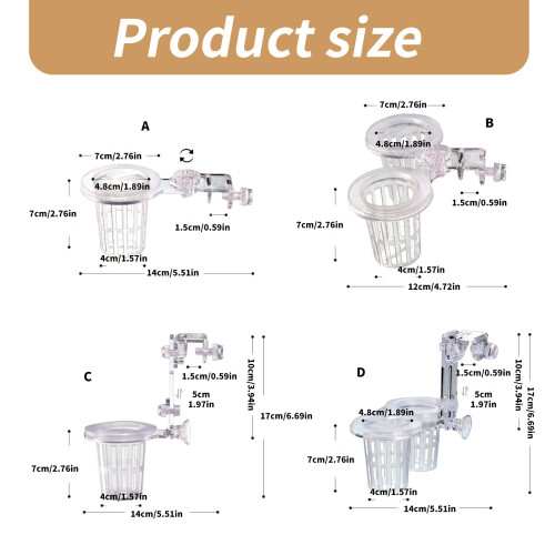 Aquariums Plant Stand Plant Cultivation with-Fixed single cup 2
