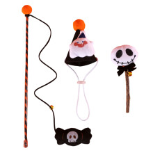 Chapeau conique d'halloween pour chats, jouet Ă - fantĂ´me