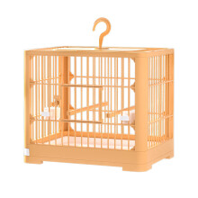 Ventilated Birdcage Villa Bird Nest Cage House for-orange color