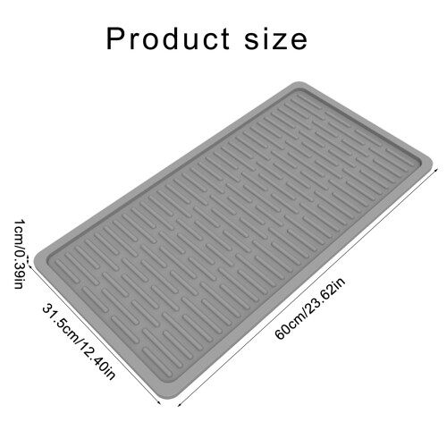 Tapis antidérapants pour chats, imperméables, pour litière,-1 2