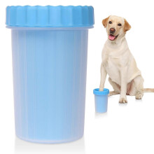 (As show, One size) QQDD Dog Paw Cleaner, Dog Paw Cleaner Cup, 2 In 1 Portable Silicone Pet Cleaning Brush Foot Cle