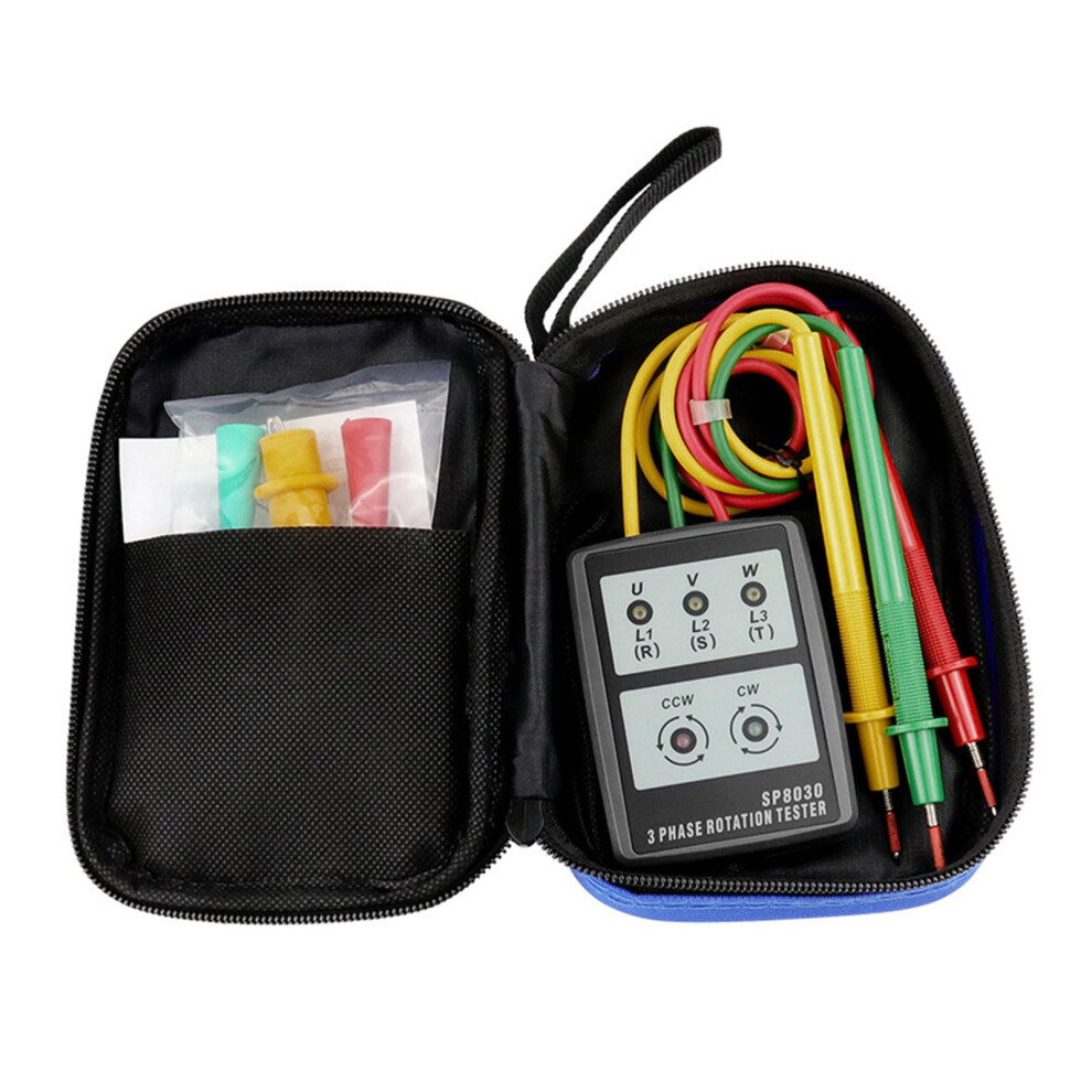 Phase Sequence Tester 3 Phase Rotation Detector 60V600v Led Indicator Accurate Detection 9382693385314