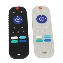 Silicone Teether Baby Remote Control Toy Non Toxic Soft Chewing Gum Alleviation Unique Design Bright Colors Oral Hygiene Sturdy Construction Perfect