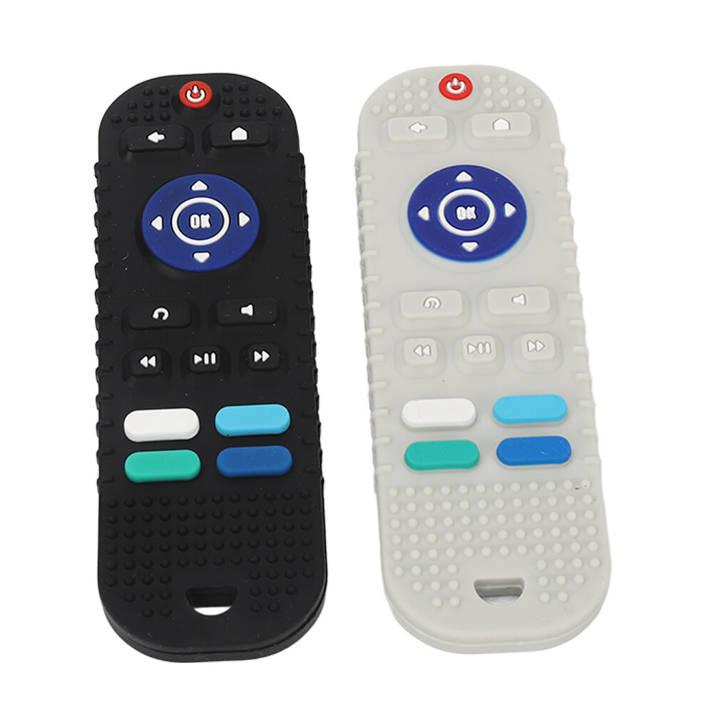 Silicone Teether Baby Remote Control Toy Non Toxic Soft Chewing Gum Alleviation Unique Design Bright Colors Oral Hygiene Sturdy Construction Perfect