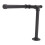 Wall Mount Iron Coat Rack 10lb Capacity, Waterproof, Black 5