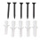 Wall Mount Iron Coat Rack 10lb Capacity, Waterproof, Black 7