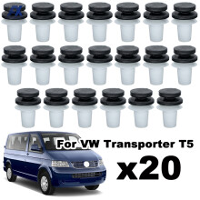20 stk. Bildörrspanelklämmor Inredningsfästen Öljälsar för VW Passat B5 Transport T5 Polo Skoda Octavia Audi A3 3B0867333