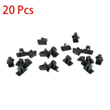20x vipppanelklämma passar Chrysler Jeep Grand Cherokee 1999-ON ersätter 5FR56DX9 svart nylonvipppanelklämma