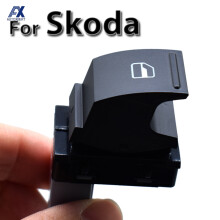 Elektrischer Einfenster-Lifterschalter, Türseite, elektrischer Bedienknopf für Skoda Octavia Fabia Superb Roomster OE# 5J0959855