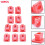 10x Car Interior Panel Fixing Clip108F216-RD For BMW E46 E65 E66 E83 323i 328i 323Ci Dash Trims-Clips Retainer Fitting 3