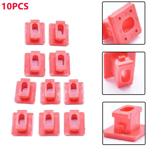 10x Car Interior Panel Fixing Clip108F216-RD For BMW E46 E65 E66 E83 323i 328i 323Ci Dash Trims-Clips Retainer Fitting 2