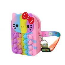 (As show, style 2) Girls Birthday Gift Toddler Girls Toys Pop Purse Bag