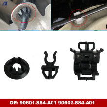 3PCS huvstångsöppnare staggrommet 90601-S84-A01 90602-S84-A01 för Honda Accord Odyssey Pilot Fit RB1 gummiklämmor