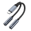 USB-C-zu-Dual-3,5-mm-Audio-Adapterkabel Black 1