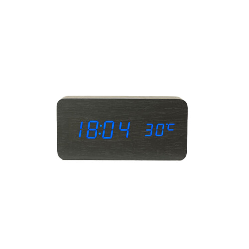 Digitaler LED-Wecker Blue