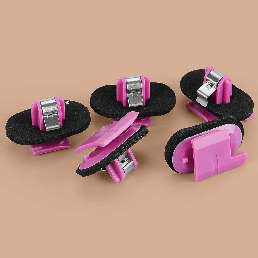 T4n6066 5Pcs Door Tread Sill Panel Plate Retainer Clip Fit For Jaguar Xe F-Pace Xf Xfl Xel I-Pace 6935161513752