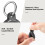 Silikon AirTags Hülle für Apple AirTag Tracker Black  4 Packung 4