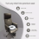 Sitzring für Frauen Memory Foam Grau 4