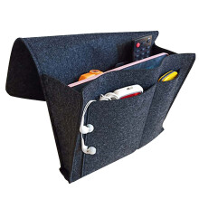 Plstěný úložný vak na postel/pohovku DarkGrey