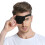 3D Single Right Eye Patch for Amblyopia Strabismus Adjustable Buckle Black 6