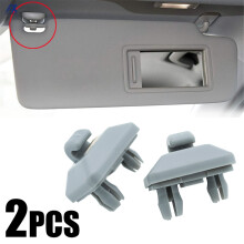 2Pcs Bilens solskärmsfäste Interiör Solskärmskrok för Audi A1 A3 A4 A5 A7 Q3 Q5 B6 B7 B8 S4 S5 Grå 8E0857562A 8U0857562