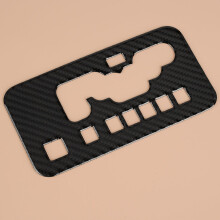 Fahrzeuginnenraum: Carbon-Automatikschaltbezug, Zierleistenabdeckung, Rahmenaufkleber, passend für Jeep Liberty 2008, 2009, 2010, 2011, 2012 LHD