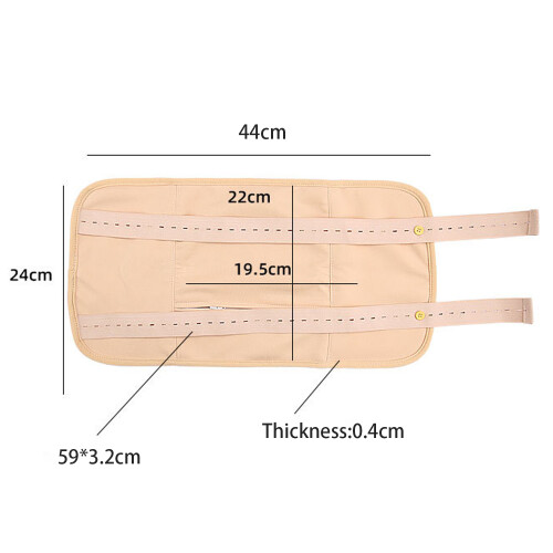 Kompres dat de opname van ricinusolie vergemakkelijkt Beige 2