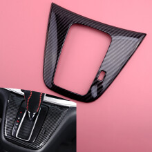 Innerväxelpanel, dekoration av inredningspanel, täckning av svart kolfiberplast, passar för Honda CRV CR-V 2012 2013 2014 2015 2016