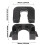 σετ Για Nissan Qashqai Dualis J10 2006 - 2013 Κάλυμμα φόρτωσης Κλιπ ραφιών 4