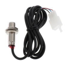Digital Odometer Sensor W/ Magnet for Motorcycle Speedometer 12V Motorcycle Speedometer Cable Sensor Case Digital Odometer 85cm