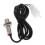 Digital Odometer Sensor W/ Magnet for Motorcycle Speedometer 12V Motorcycle Speedometer Cable Sensor Case Digital Odometer 85cm 3