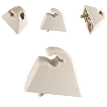 2X Innen-Sonnenblende-Haken-Clip-Halterungsbügel Beige Schwarz für Astra F Carlton Cavalier Sonnenblende-Clip-Bügel 1438336 Zubehör