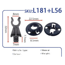 CarHome 10Sets Autohauben-Propellerstangen-Sicherungsklammer für Nissan Dualis J10 2006-2013 Pathfinder R51 2005-2012 65722-EB300 NE