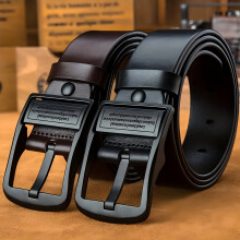 Ceinture pour hommes d'affaires de mode véritable marque de luxe ceinture boucle en métal ceinture en cuir