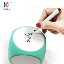 1PC Dry Erase Block Write On Wipe Off Dry Erase Multipurpose Educational Dice Dry Erase Cube White Boards Dice Cube