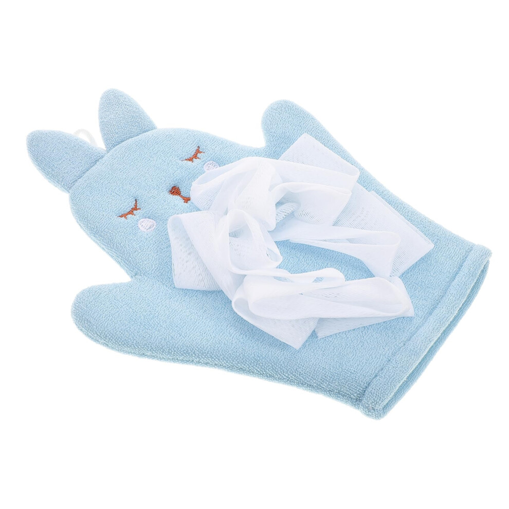 Exfoliating Bath Mitt Gentle Skin Bathing Gloves Wash Cloths for Babies Body Shower Mitts Comfortable Bath Gloves